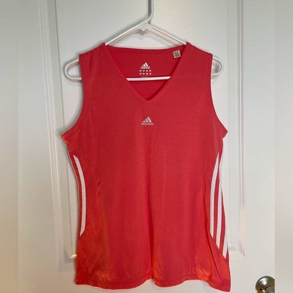 Adidas women’s sleeves v-neck top​​​​​​​​​​